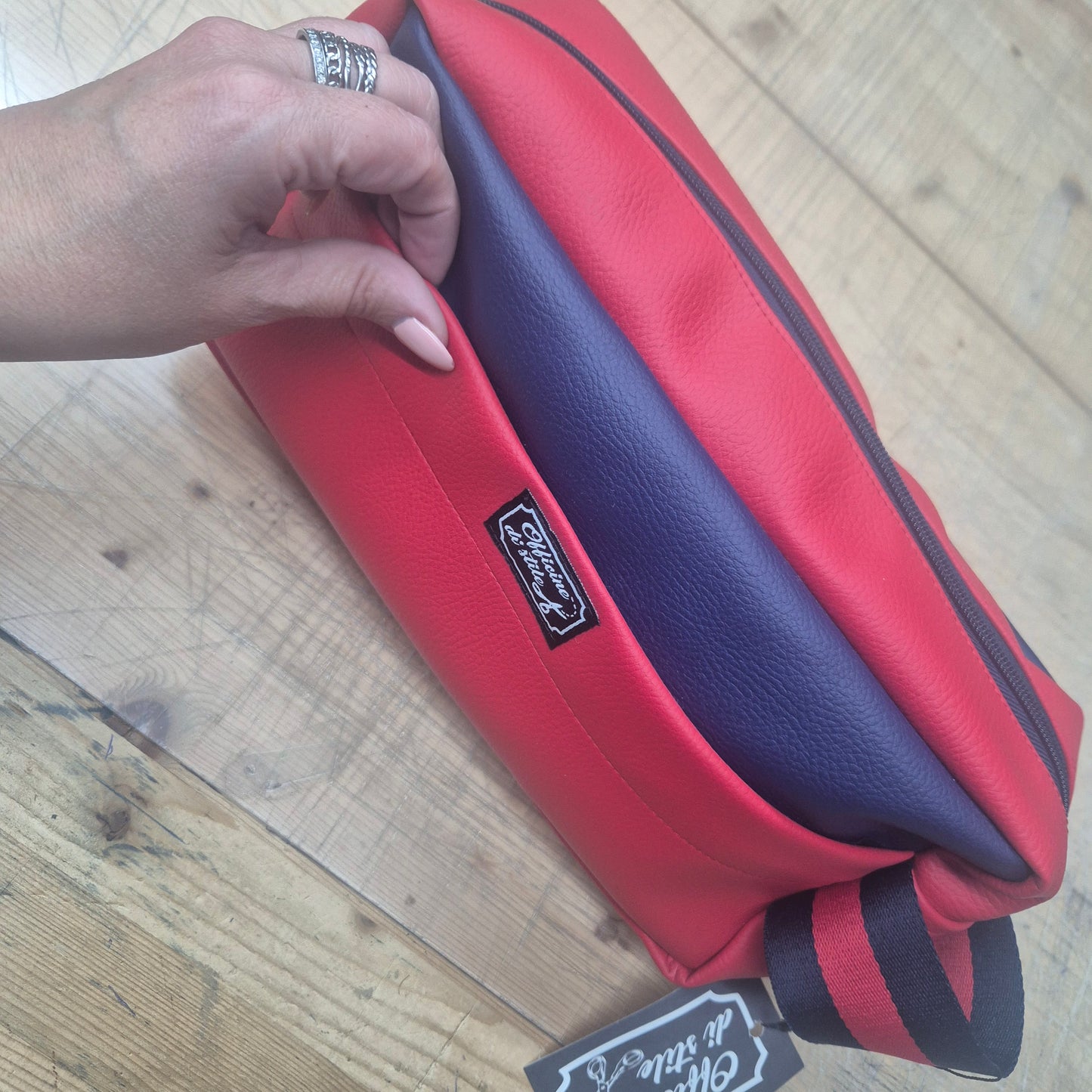 BEAUTY CASE - ROSSO BLU