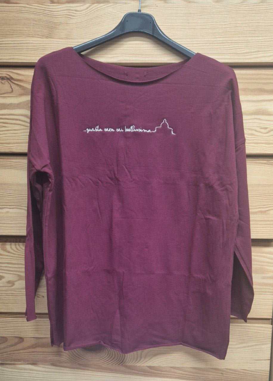 T-SHIRT LUNGA DONNA - QUESTA SERA SEI BELLISSIMA