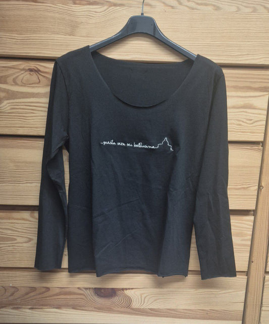 T-SHIRT LUNGA DONNA - QUESTA SERA SEI BELLISSIMA