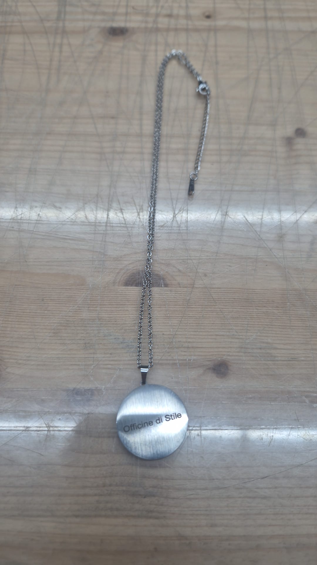 Collana at voi dimnndi ban ARGENTO