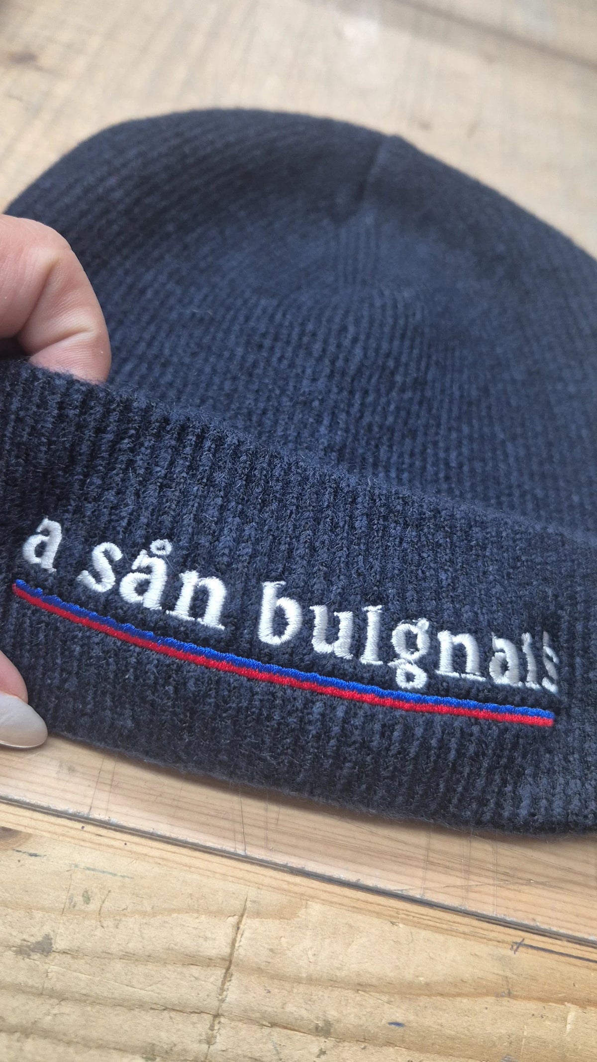 Cuffia blu a san bulgnais