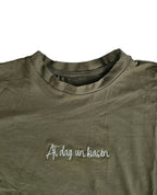 T SHIRT MANICA CAMPANA VERDE MILITARE AT DAG UN BASEN